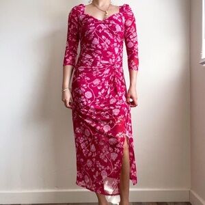 House of Harlow 1960 Deep Pink Dress